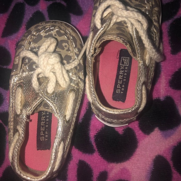 Leopard Sperry girls shoes - Picture 3 of 5